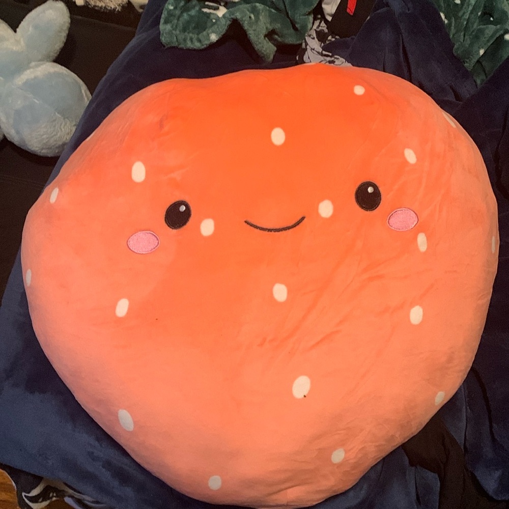 Giant strawberry expanding 20 inch plush like new